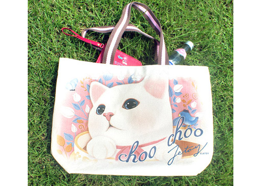 choo choo キャンパストートバッグ(cocoa)