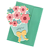 ハングル　花束メッセージ　カード