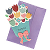 ハングル　花束メッセージ　カード
