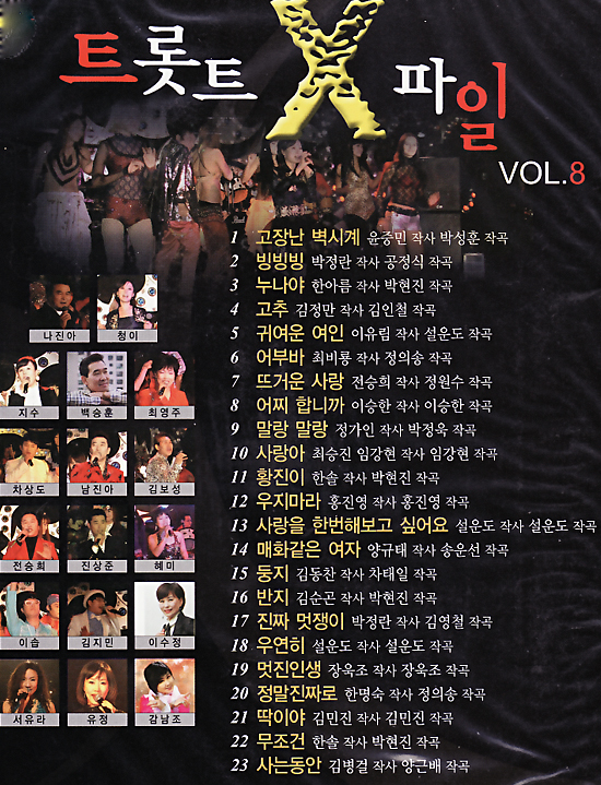 【韓国演歌DVD】トロット　Xファイル　VOL.8