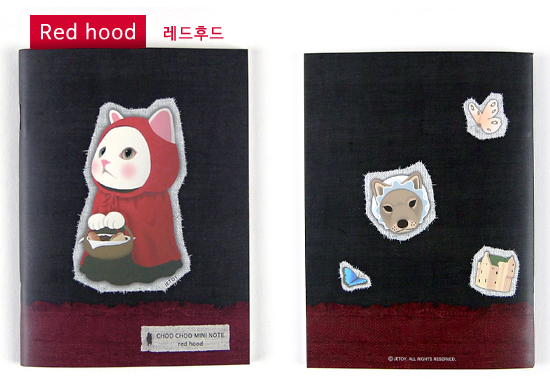 【チュチュ】choo choo ミニノート（red hood） 韓国情報広場