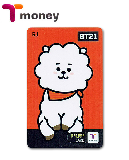 防弾少年団プロデュースキャラクター BT21 Tmoneyカード