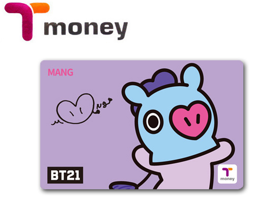 防弾少年団プロデュースキャラクター BT21 Tmoneyカード