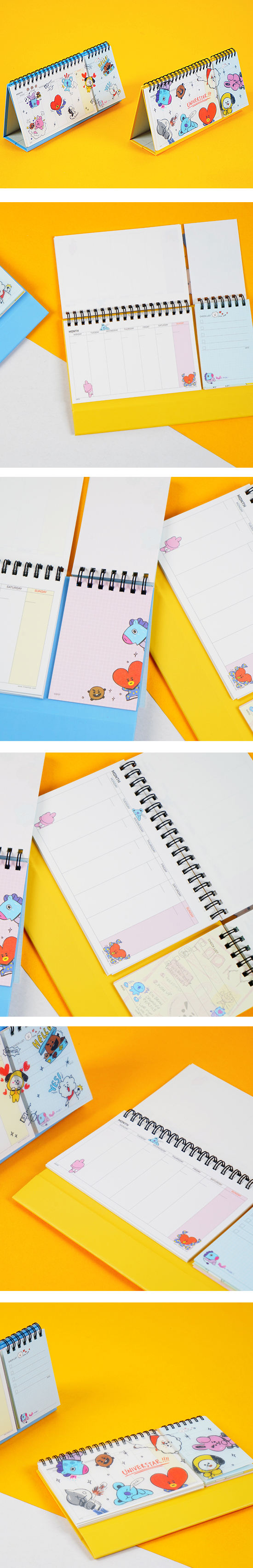 BT21 万年 ウィークリー プランナー