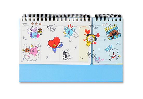 BT21 万年 ウィークリー プランナー