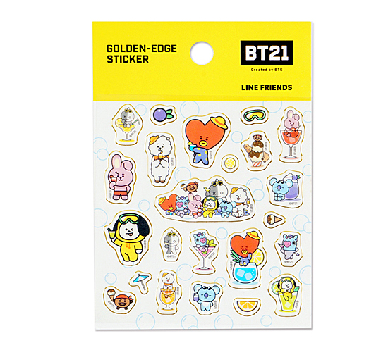 BT21 ゴールデン エッジ ステッカー 2弾