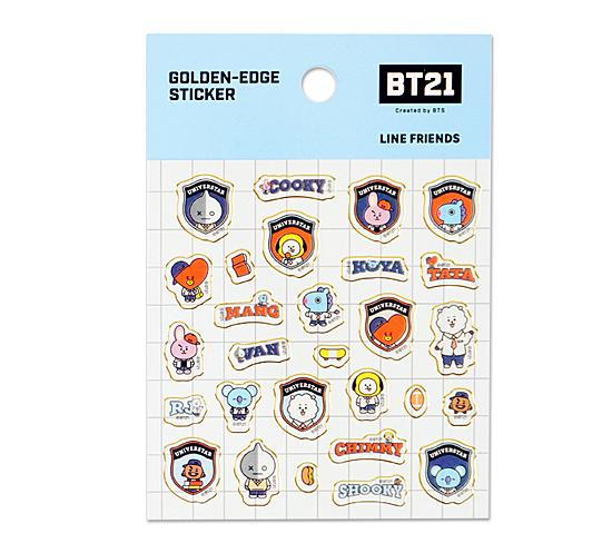 BT21 ゴールデン エッジ ステッカー 2弾