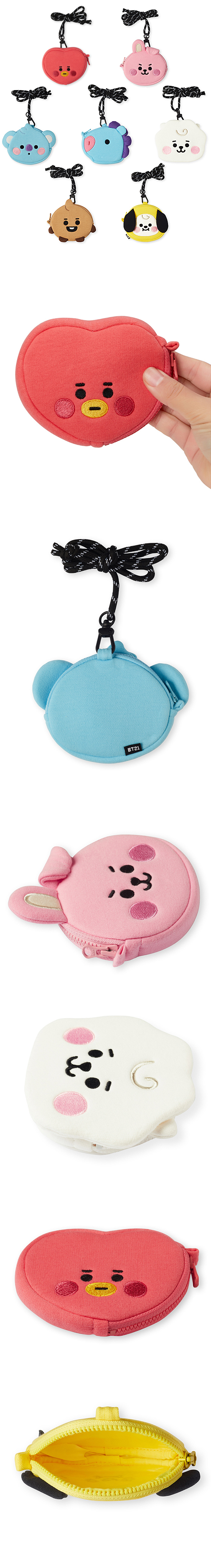 BT21 ベビー ストラップ フェイス ポーチ