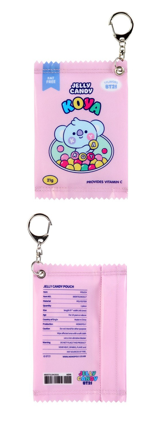 BT21 ベビー JELLY CANDY ポーチ S