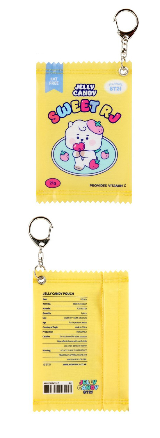 BT21 ベビー JELLY CANDY ポーチ S