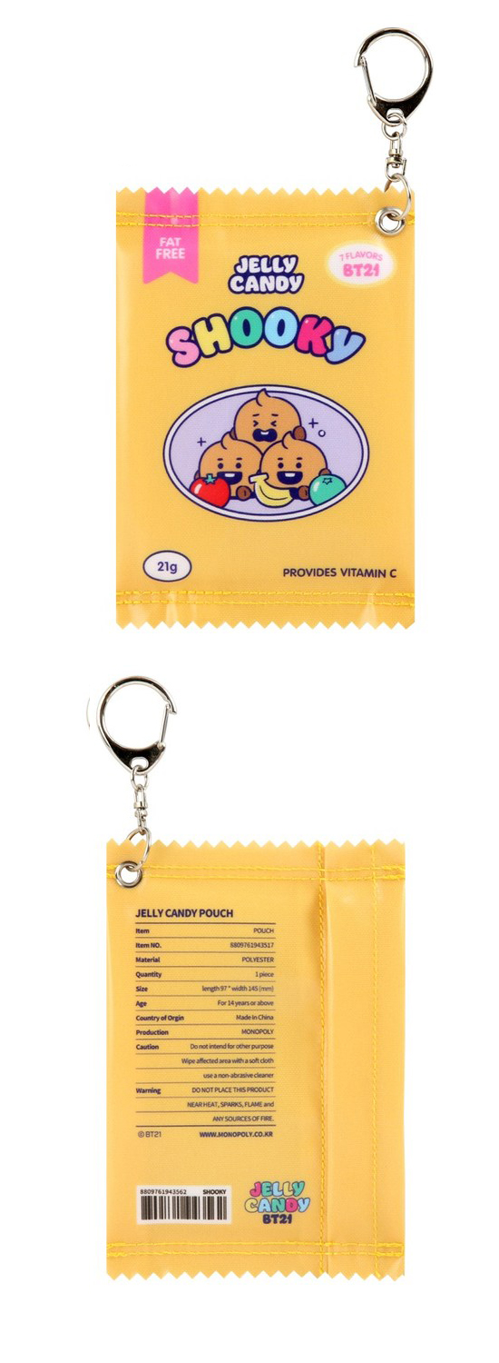 BT21 ベビー JELLY CANDY ポーチ S