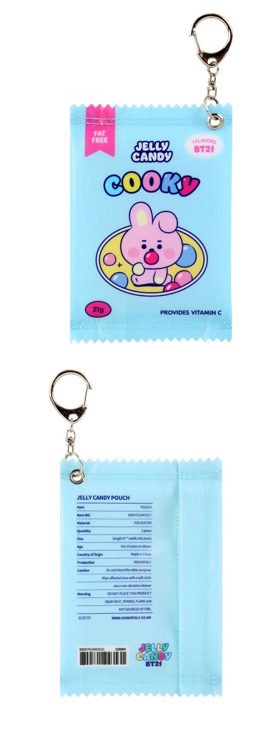 BT21 ベビー JELLY CANDY ポーチ S