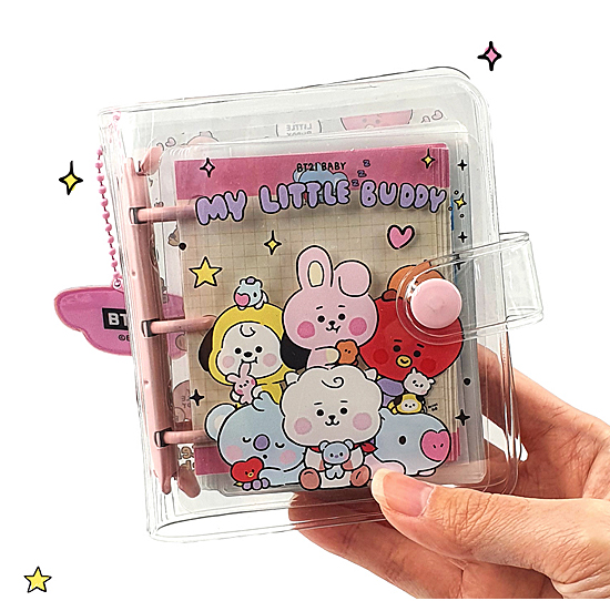 BT21 MY LITTLE BUDDY 3穴 チェキポケット 手帳