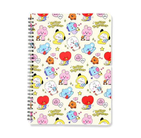 BT21 MY LITTLE BUDDY スプリング ノート