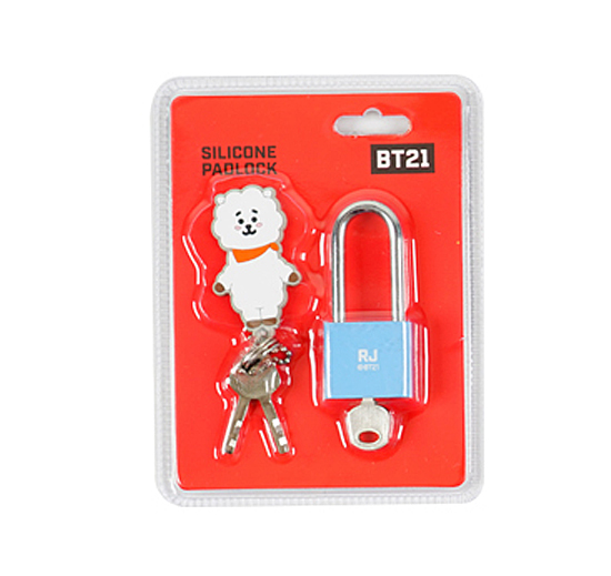 BT21 シリコン 南京錠