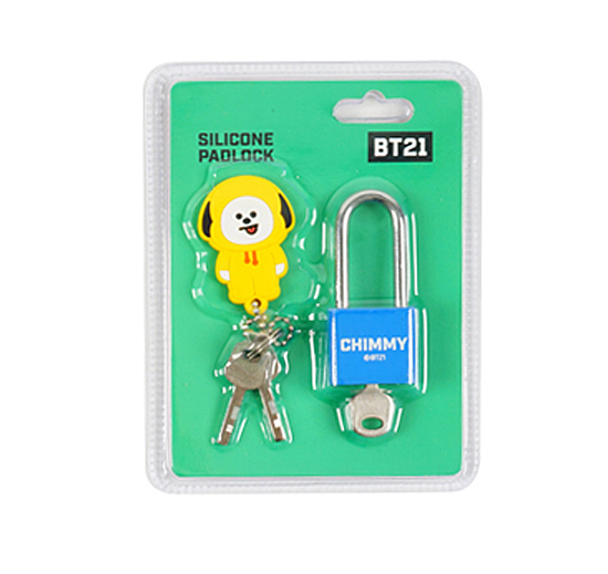 BT21 シリコン 南京錠