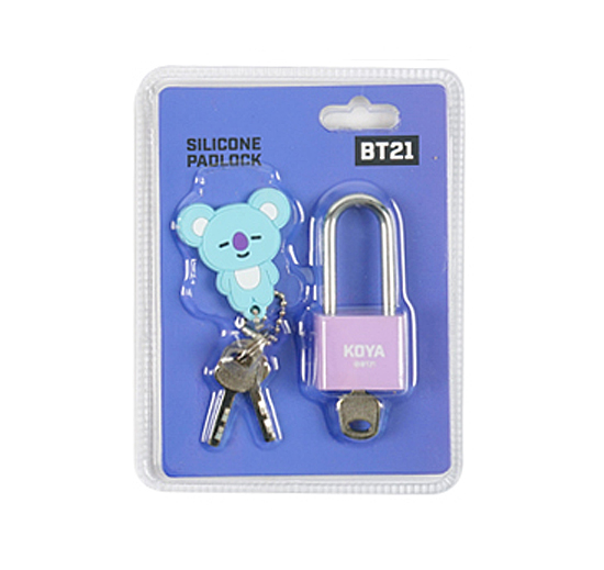 BT21 シリコン 南京錠