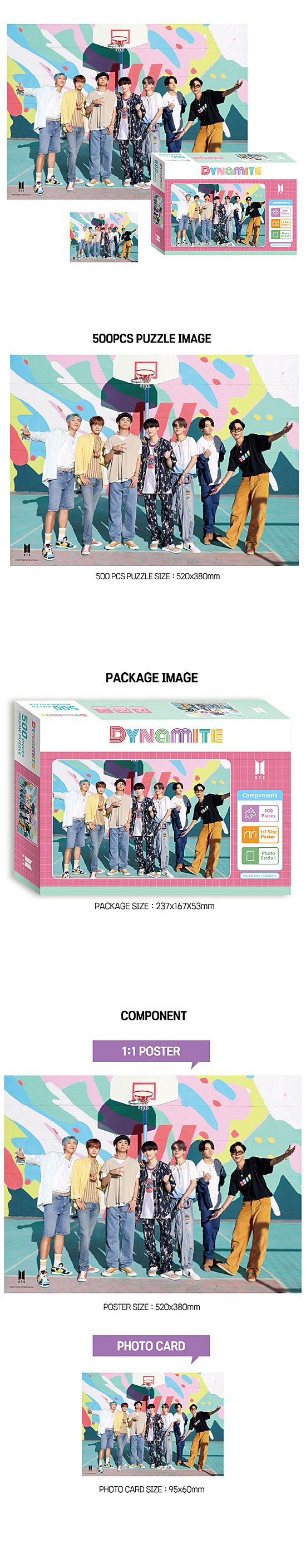 BTS ジグソー パズル 500ピース Dynamaite