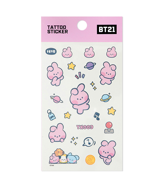 BT21 minini カラー タトゥー ステッカー