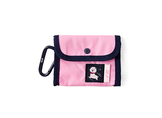 BT21 スペース ワッペン リップストップ ポーチ