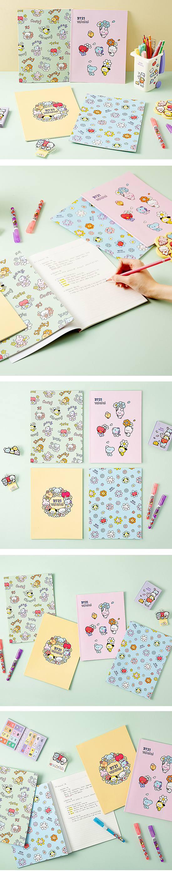 BT21 minini B5 ライン ノート