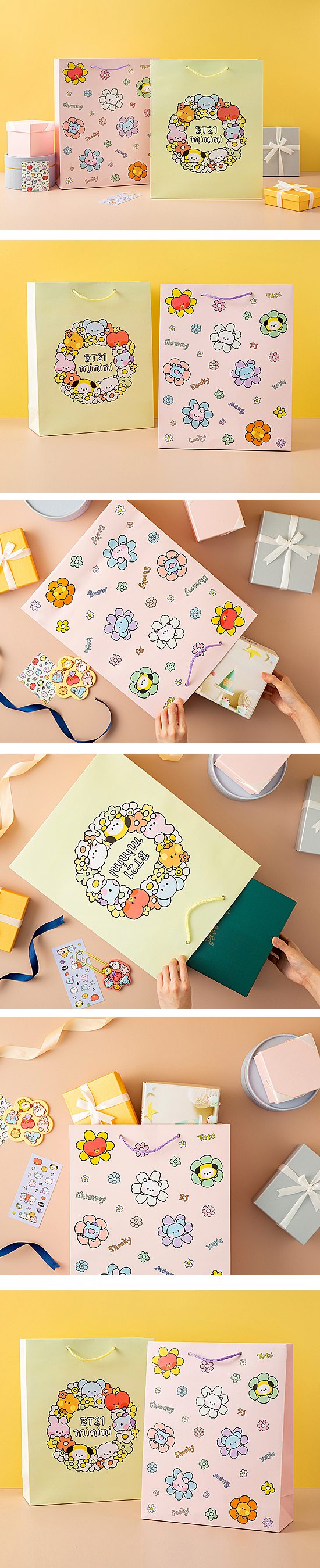 BT21 minini ショッピング バッグ L