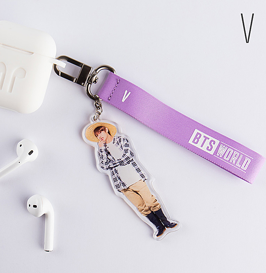 BTS ワールド 防弾少年団 グッズ ストラップ キーリング