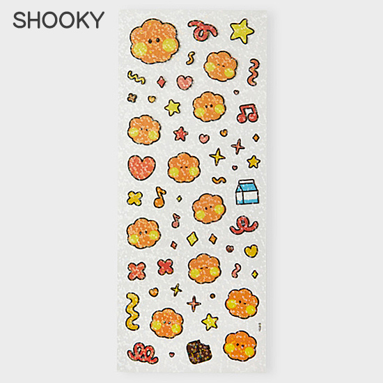 BT21 minini グリッター リムーバル ステッカー