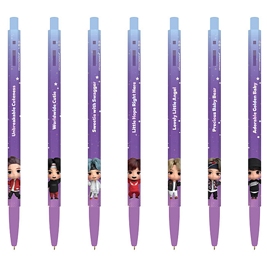 BTS TinyTAN モナミ ボールペン 7本セット