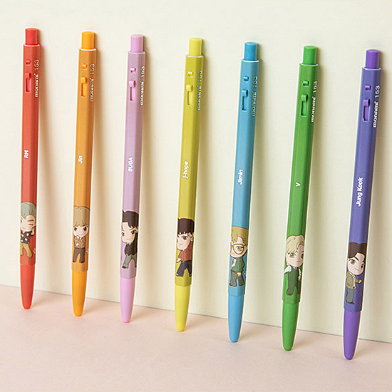 BTS TinyTAN モナミ ボールペン 7本セット(ダイナマイト)