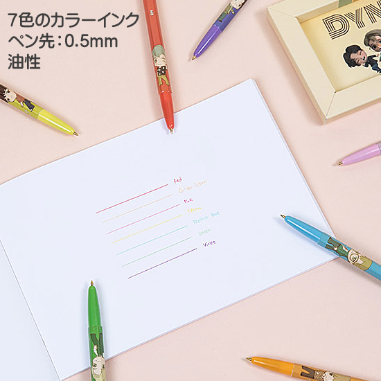 BTS TinyTAN モナミ ボールペン 7本セット(ダイナマイト)