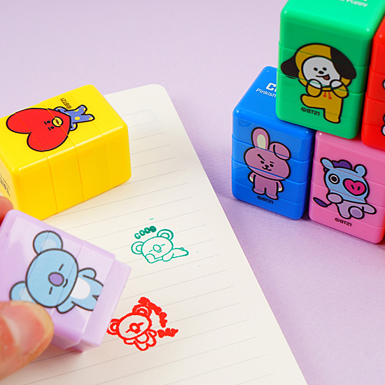BT21 3ピース スタンプ