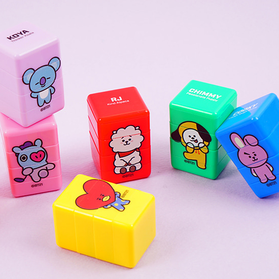 BT21 3ピース スタンプ