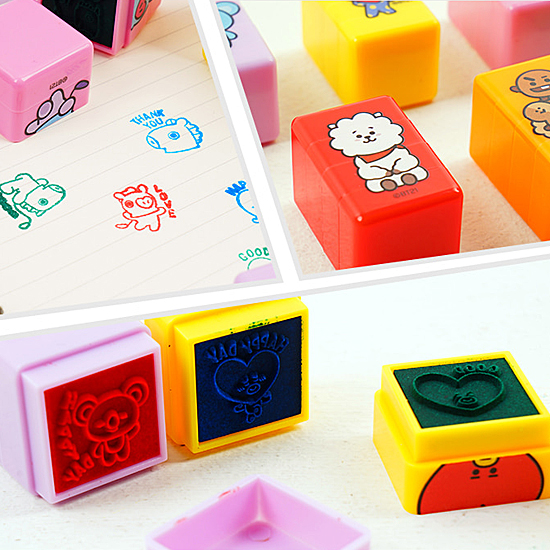 BT21 3ピース スタンプ