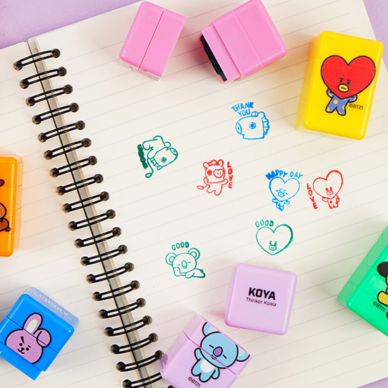BT21 3ピース スタンプ