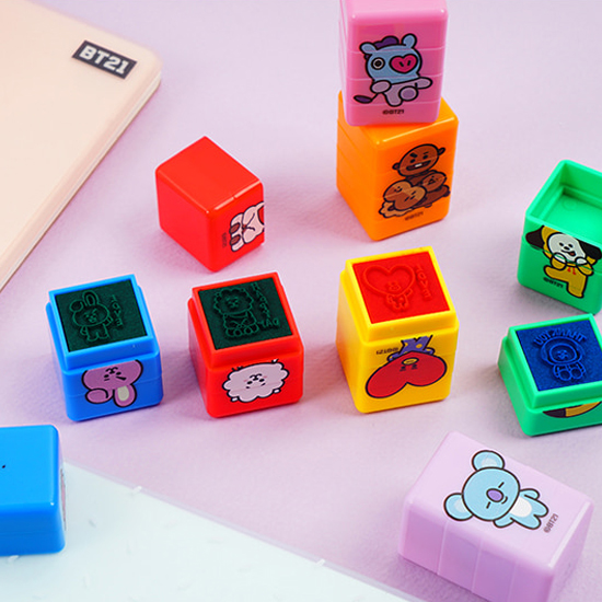 BT21 3ピース スタンプ