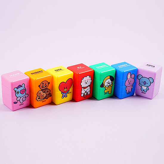 BT21 3ピース スタンプ