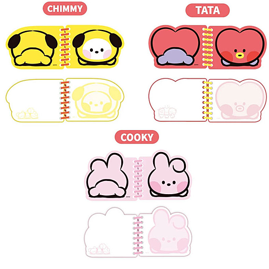 BT21 minini メモ ノート