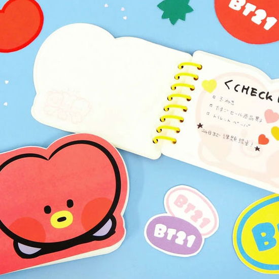 BT21 minini メモ ノート