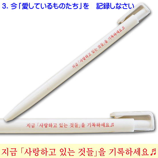 ハングル 自尊心応援 ボールペン