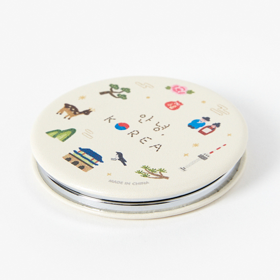 韓国 伝統アイコン ハンドミラー アンニョンKOREA