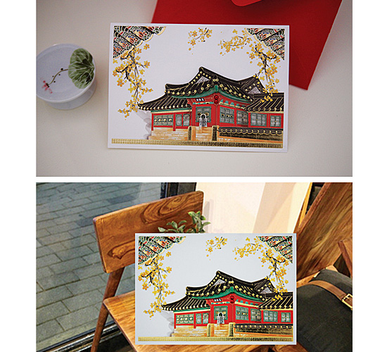 �؍��@�`���Ɖ��@���b�Z�[�W�@�J�[�h