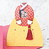 韓服 メッセージカード