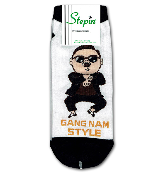 韓国 Gang Nam Style 靴下 白 韓国情報広場