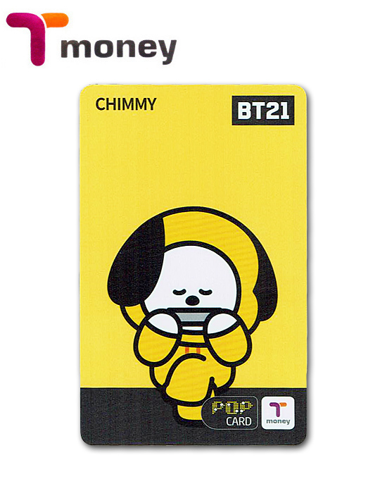 防弾少年団プロデュースキャラクター BT21 Tmoneyカード（CHIMMY