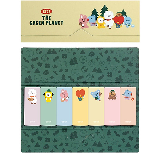BT21 インデックス 付箋 7種セット