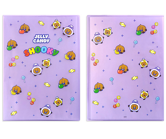 BT21 クリアファイル JELLY CHANDY 20P