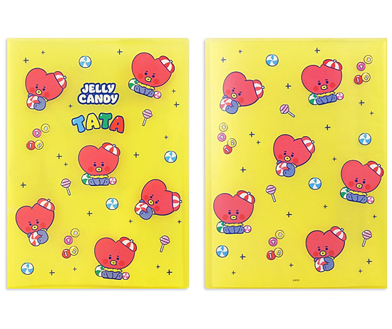 BT21 クリアファイル JELLY CHANDY 20P