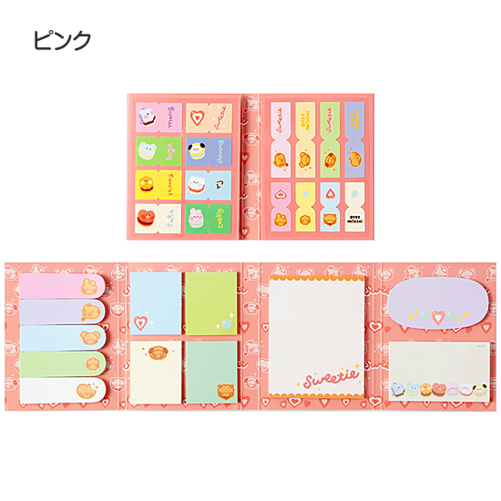 BT21 minini sweetie 4段 付箋