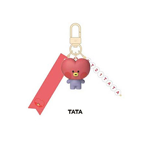 BT21 minini イニシャル フィギュア キーリング